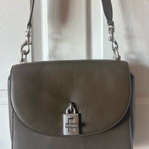 Rebecca Minkoff - Elegant Olive Green Leather Crossbody/Shoulder Bag